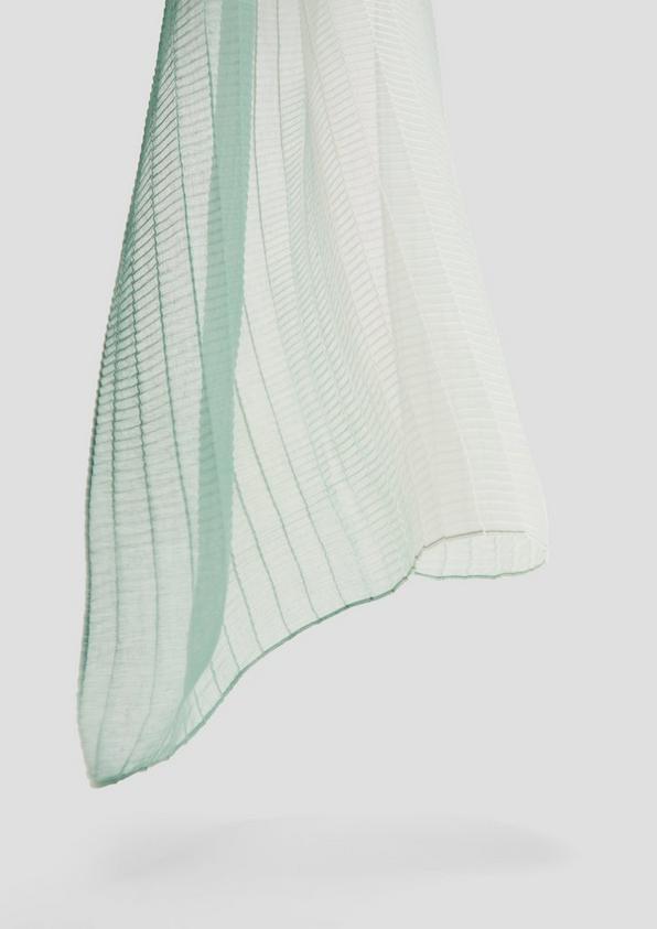 s.Oliver Plissierter Schal mit All-over-Muster