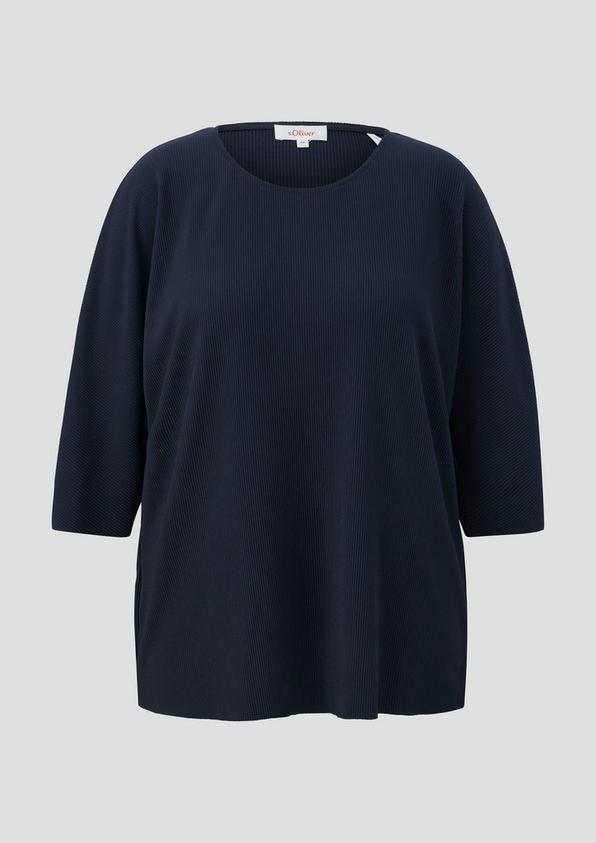 s.Oliver Plissiertes Shirt aus Jersey