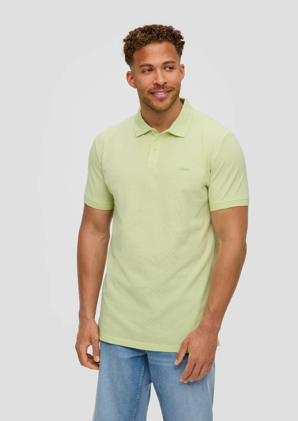 S.Oliver Poloshirt Aus Baumwolle Mit Logo-Detail