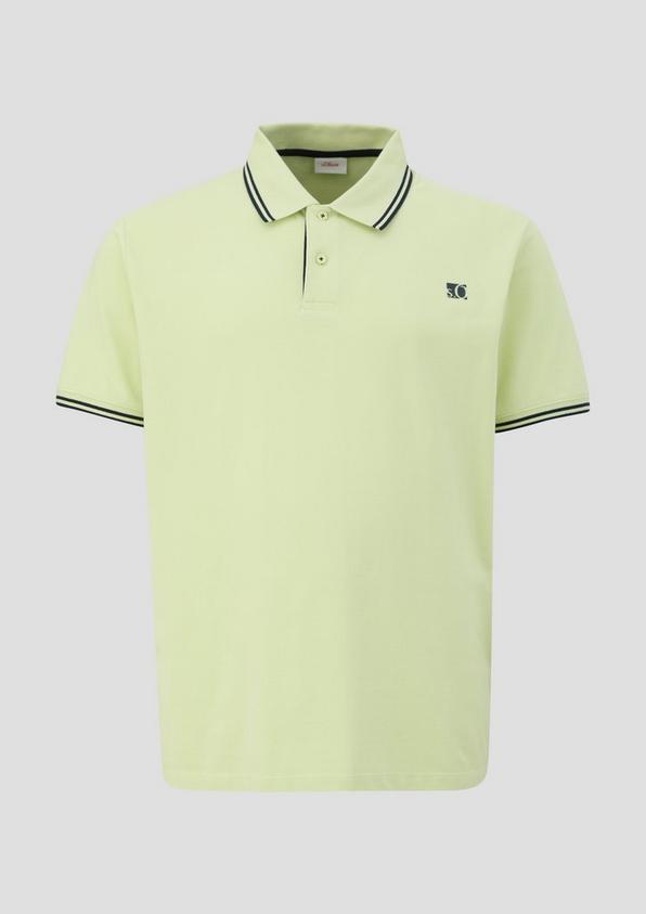 s.Oliver Poloshirt aus Baumwolle mit Logo-Detail