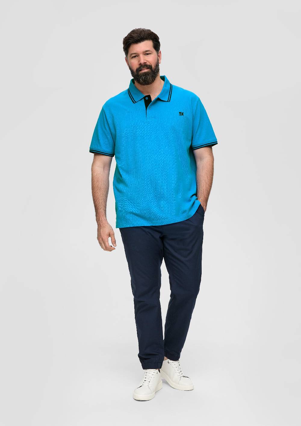 S.Oliver Poloshirt Aus Baumwolle Mit Logo-Detail