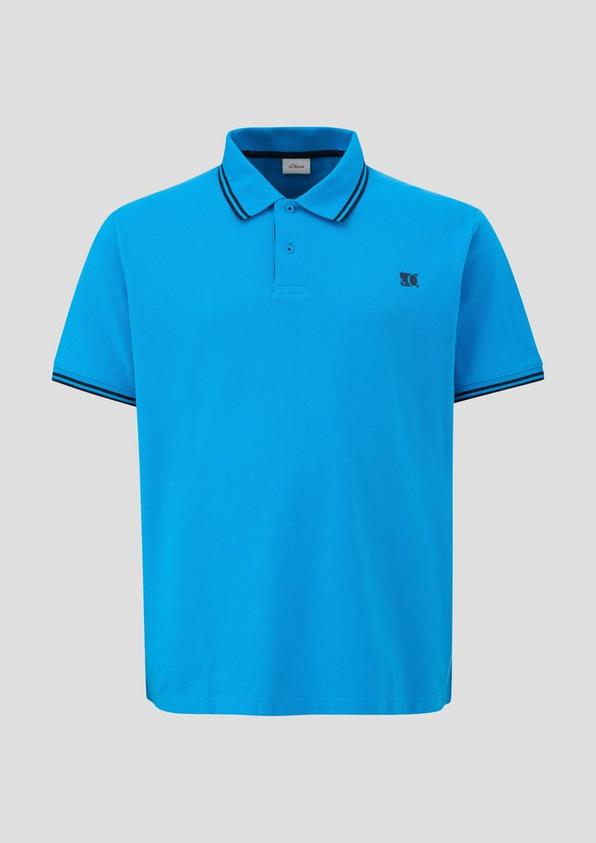 s.Oliver Poloshirt aus Baumwolle mit Logo-Detail