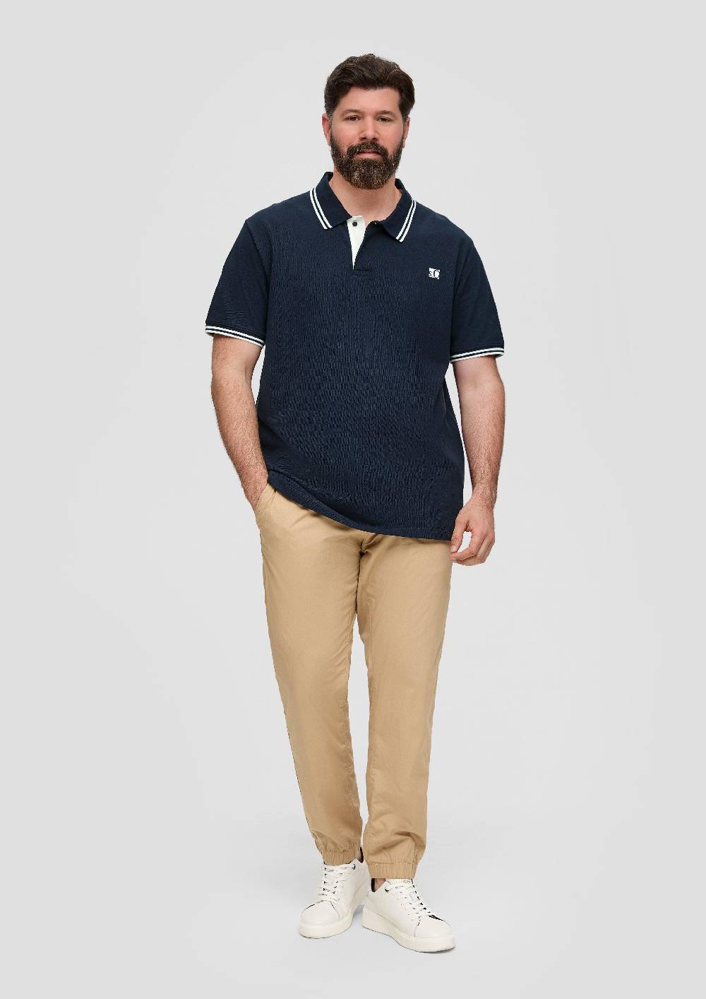 S.Oliver Poloshirt Aus Baumwolle Mit Logo-Detail