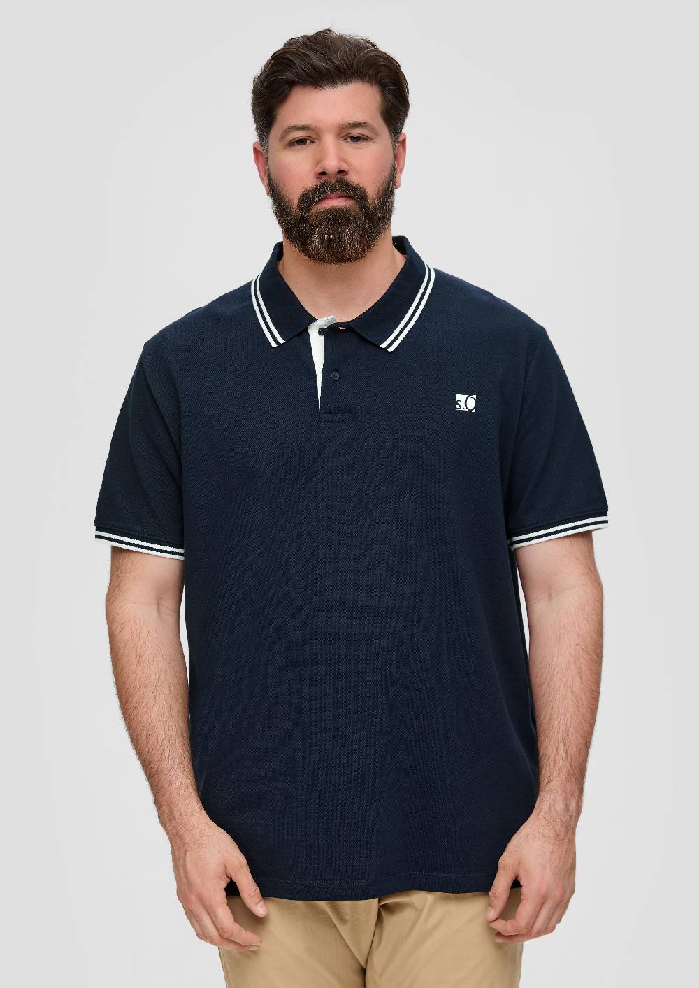 S.Oliver Poloshirt Aus Baumwolle Mit Logo-Detail