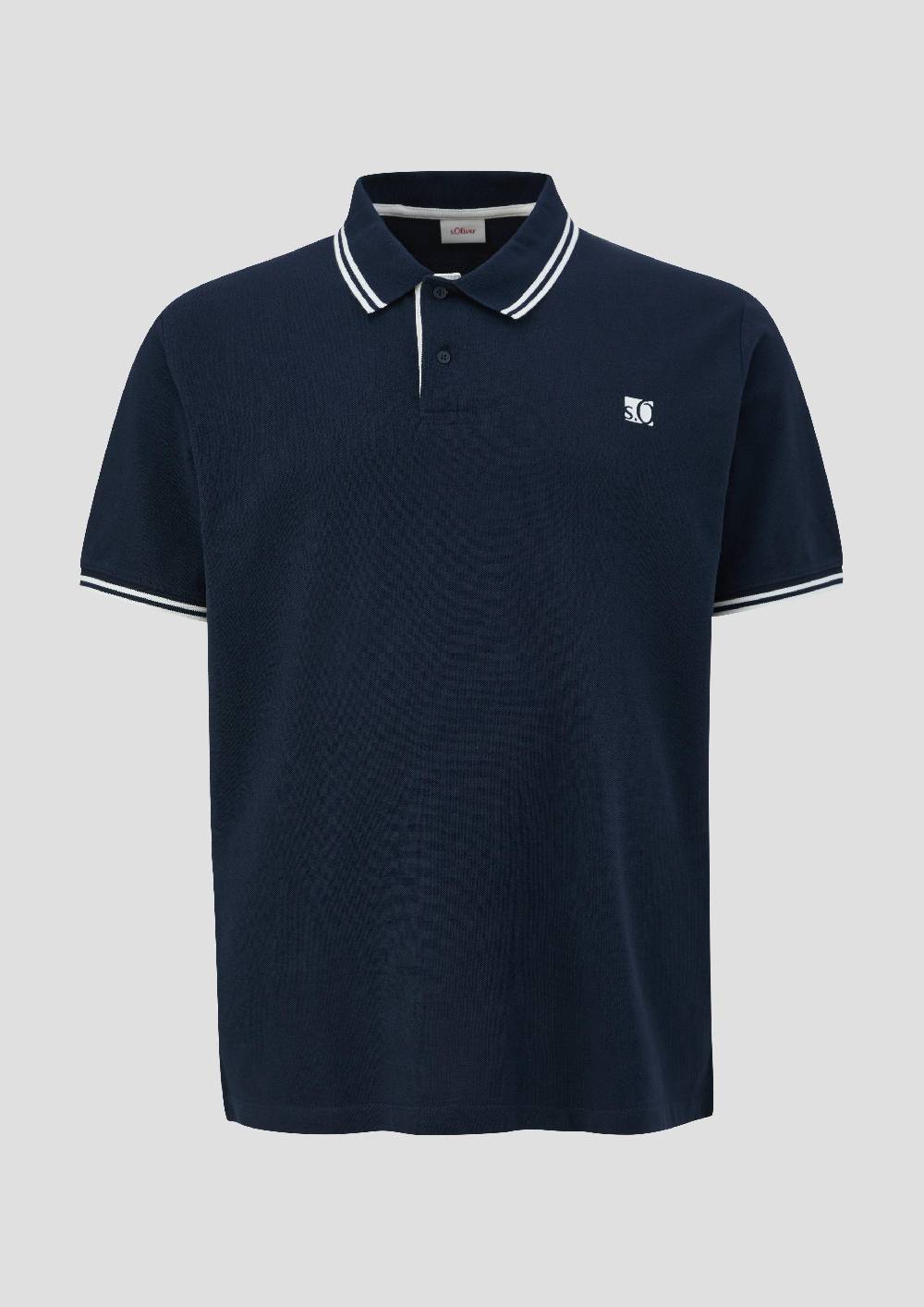 S.Oliver Poloshirt Aus Baumwolle Mit Logo-Detail
