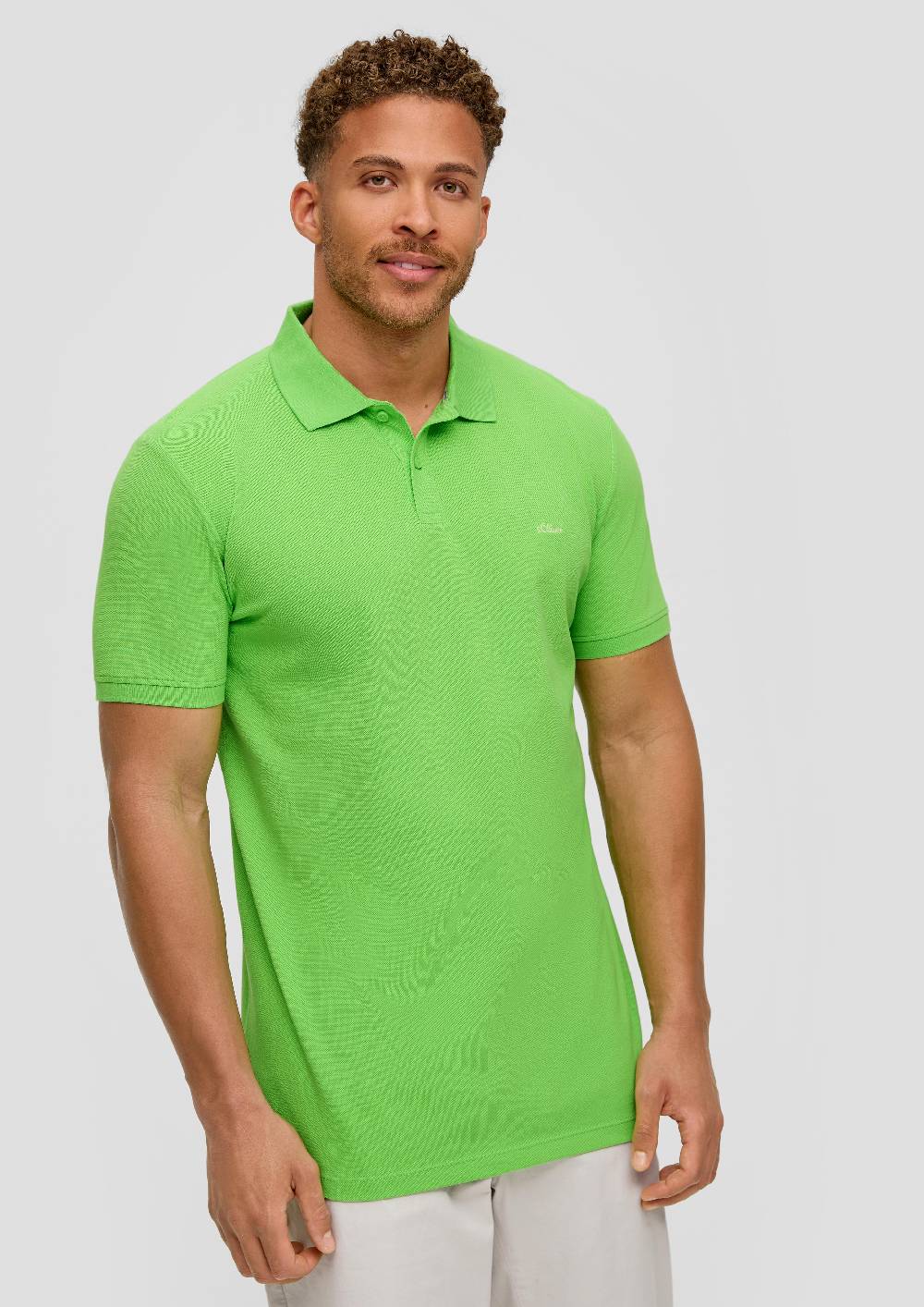 S.Oliver Poloshirt Aus Baumwolle Mit Logo-Detail