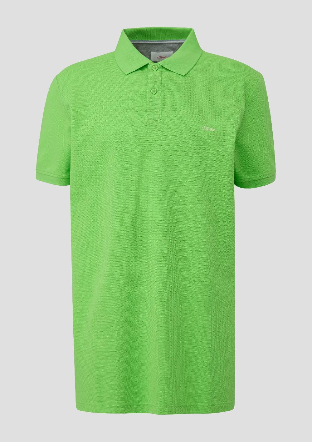 S.Oliver Poloshirt Aus Baumwolle Mit Logo-Detail