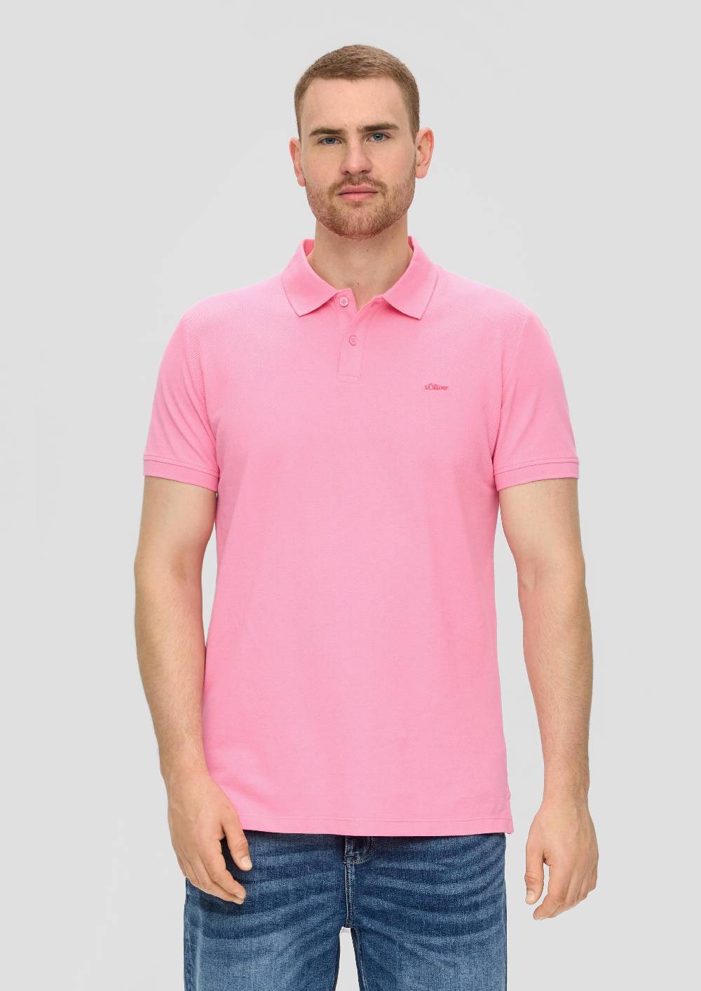 S.Oliver Poloshirt Aus Baumwolle Mit Logo-Detail