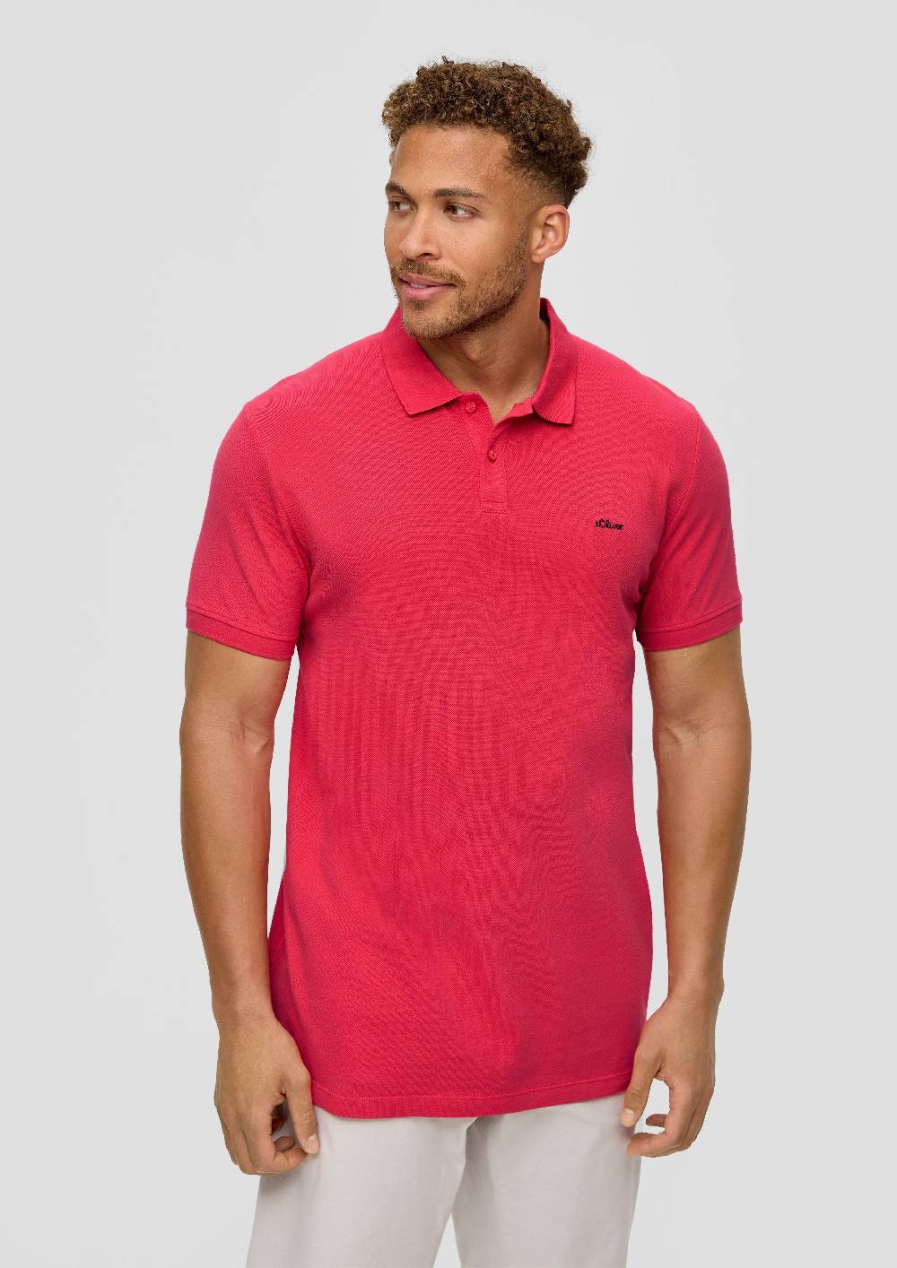 S.Oliver Poloshirt Aus Baumwolle Mit Logo-Detail
