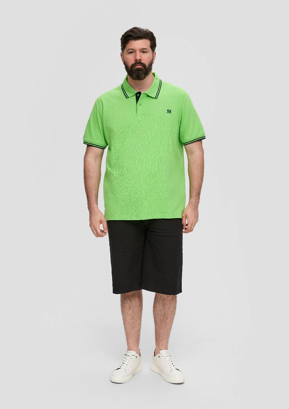 S.Oliver Poloshirt Aus Baumwolle Mit Logo-Detail