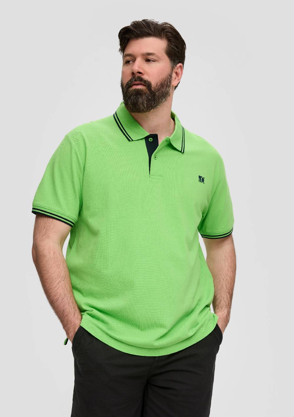 S.Oliver Poloshirt Aus Baumwolle Mit Logo-Detail