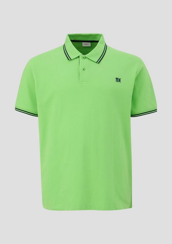 s.Oliver Poloshirt aus Baumwolle mit Logo-Detail