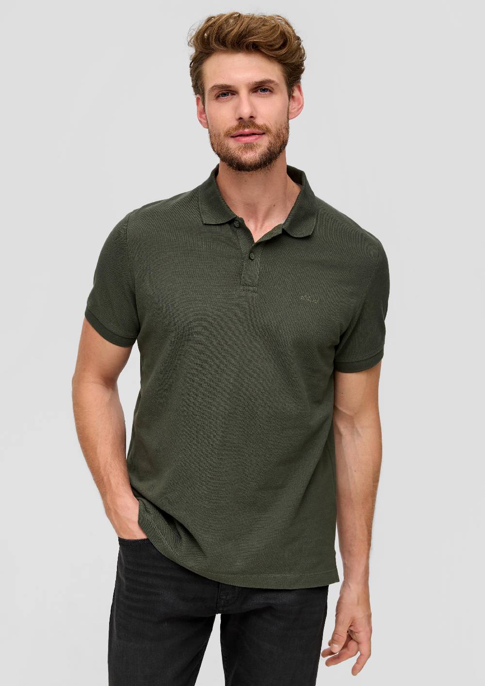 S.Oliver Poloshirt Aus Baumwollpiqué