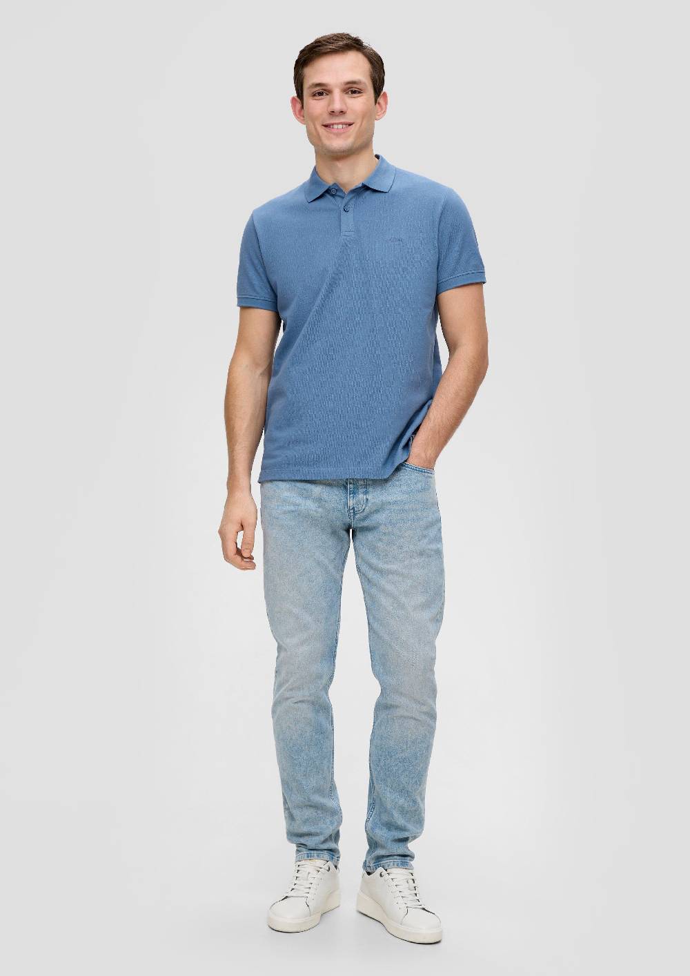 S.Oliver Poloshirt Aus Baumwollpiqué