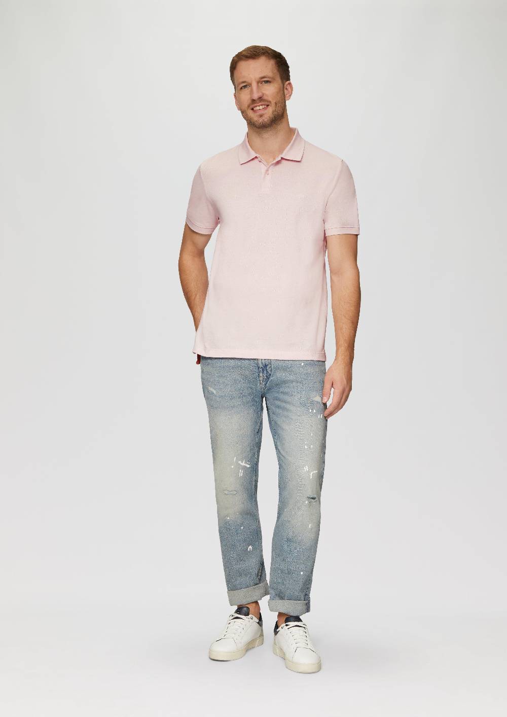 S.Oliver Poloshirt Aus Baumwollpiqué