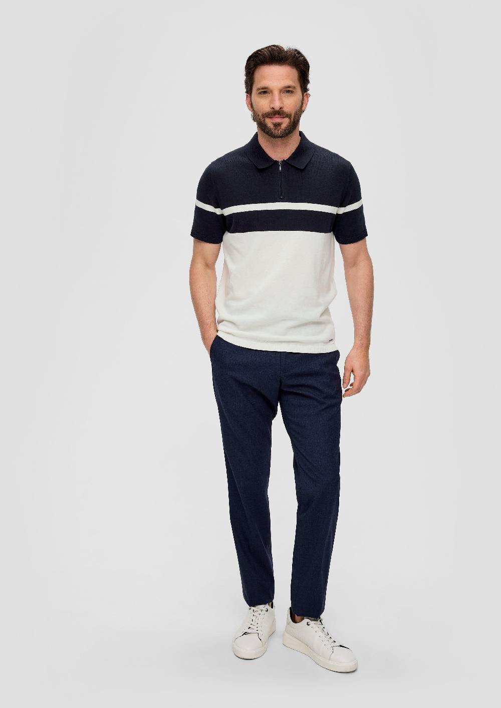 S.Oliver Poloshirt Aus Feinstrick