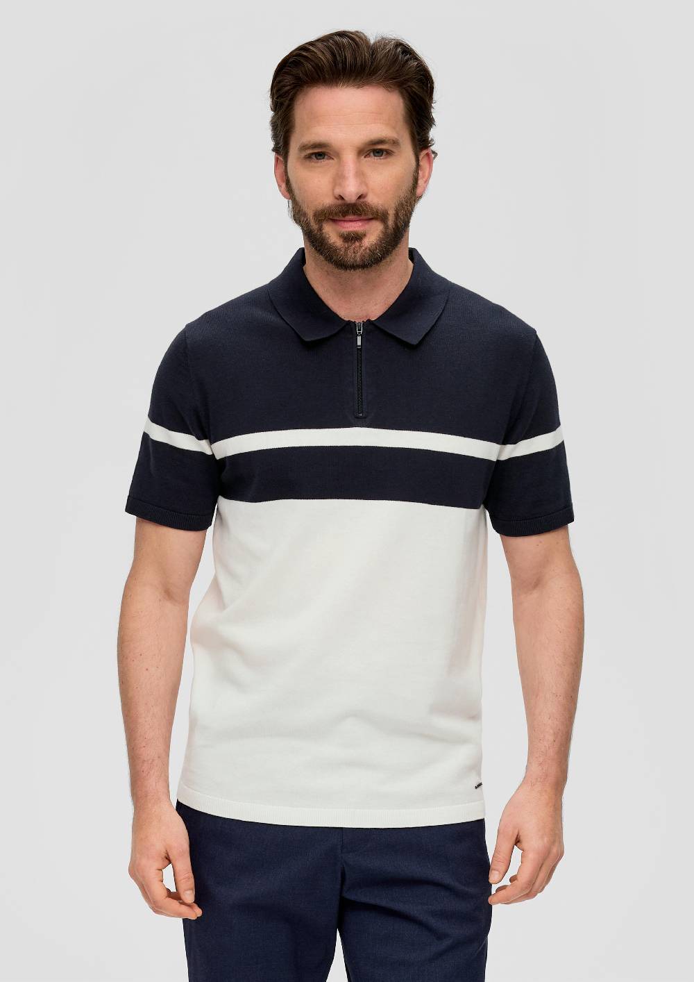 S.Oliver Poloshirt Aus Feinstrick
