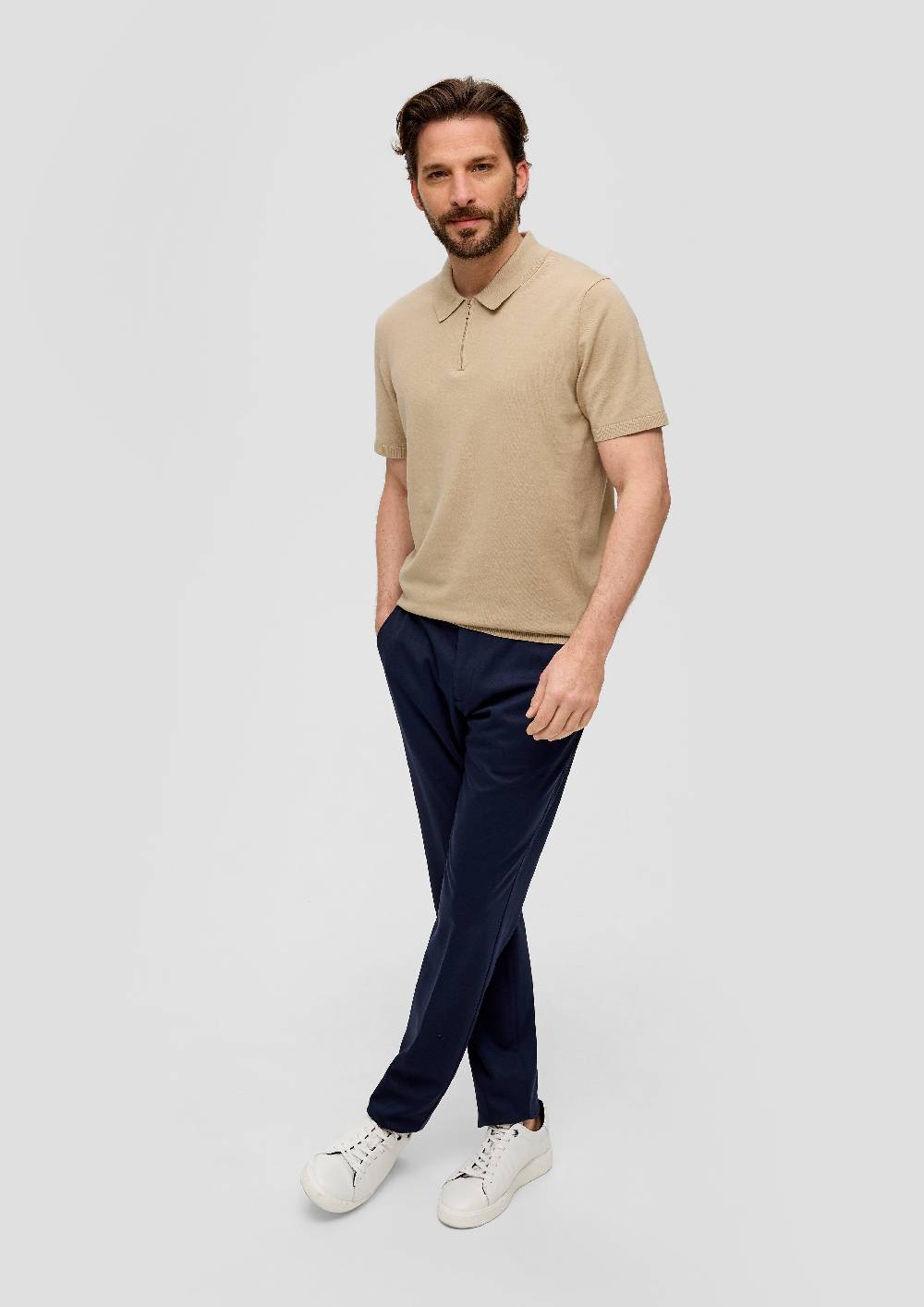 S.Oliver Poloshirt Aus Feinstrick