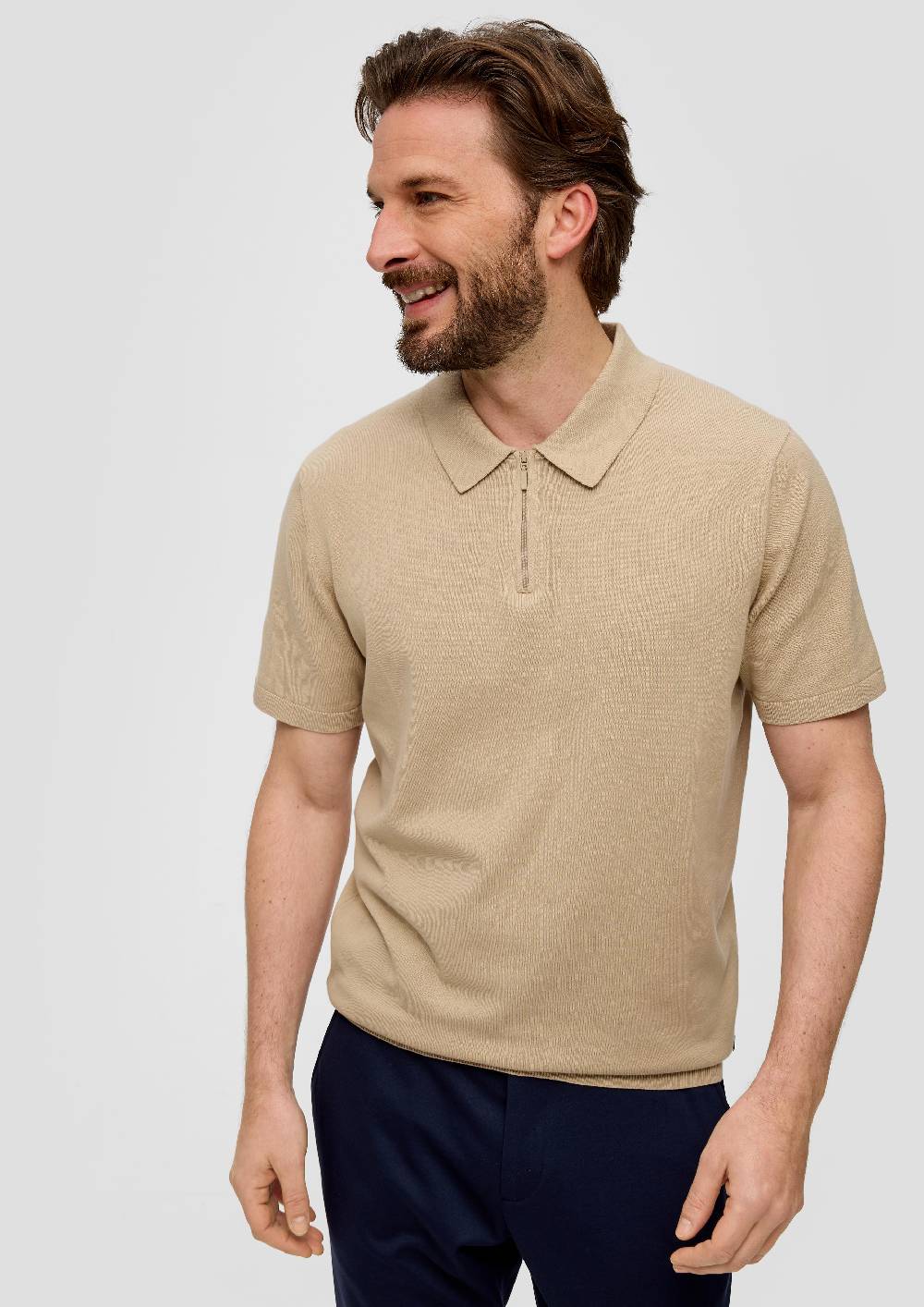 S.Oliver Poloshirt Aus Feinstrick