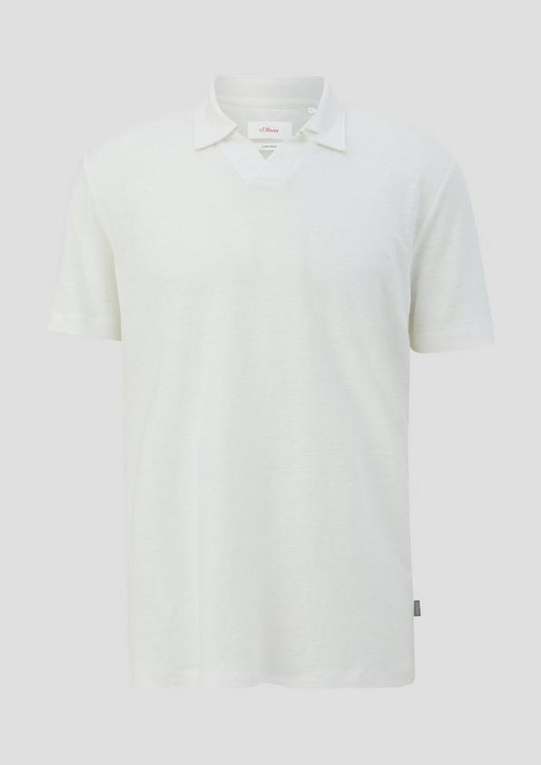 s.Oliver Poloshirt aus Leinenmix