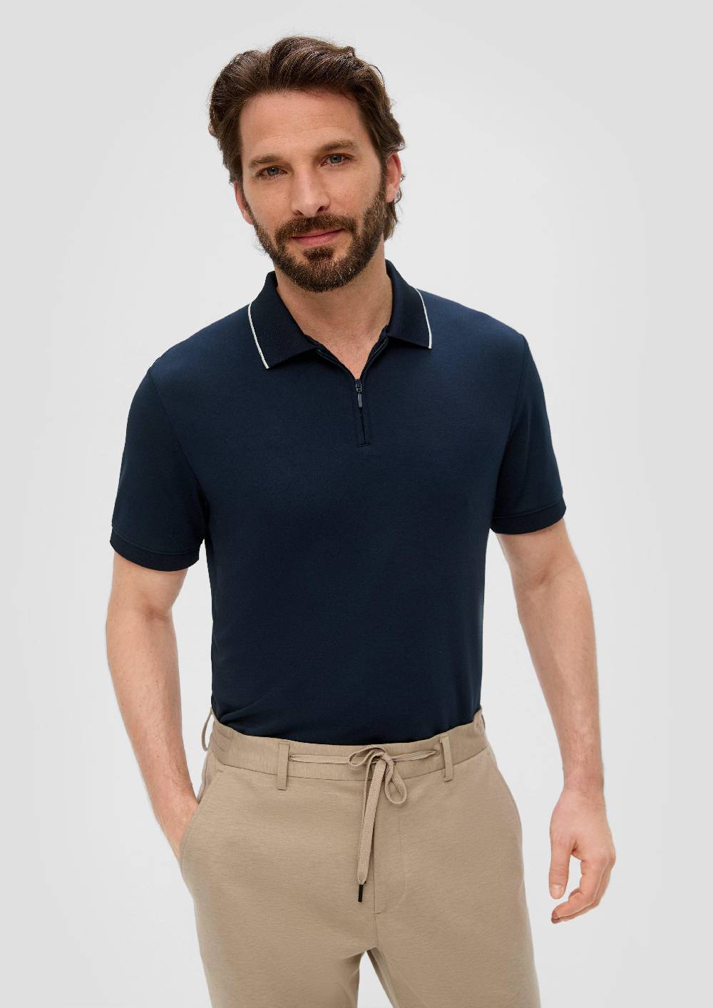 S.Oliver Poloshirt Aus Modalmix