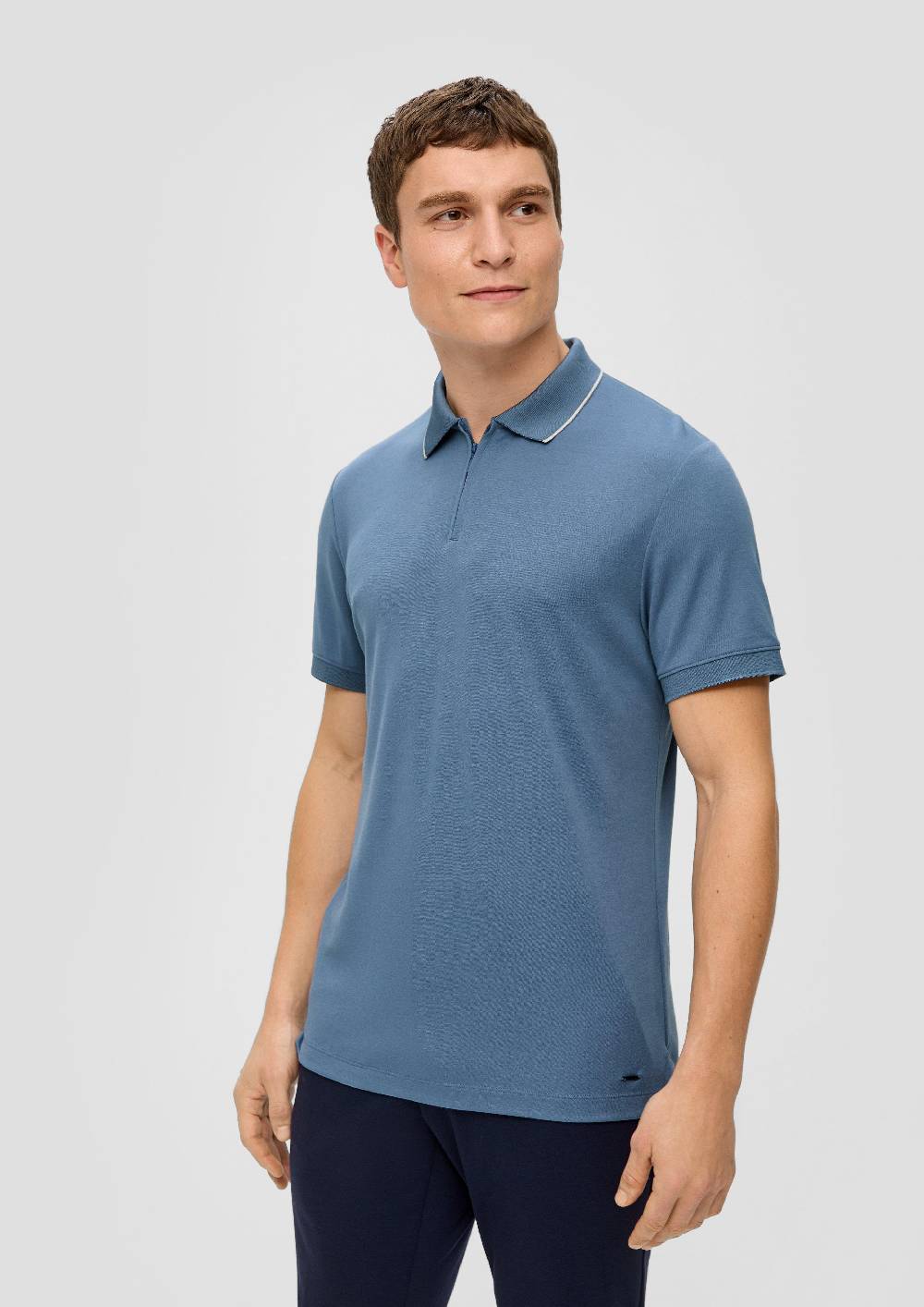 S.Oliver Poloshirt Aus Modalmix