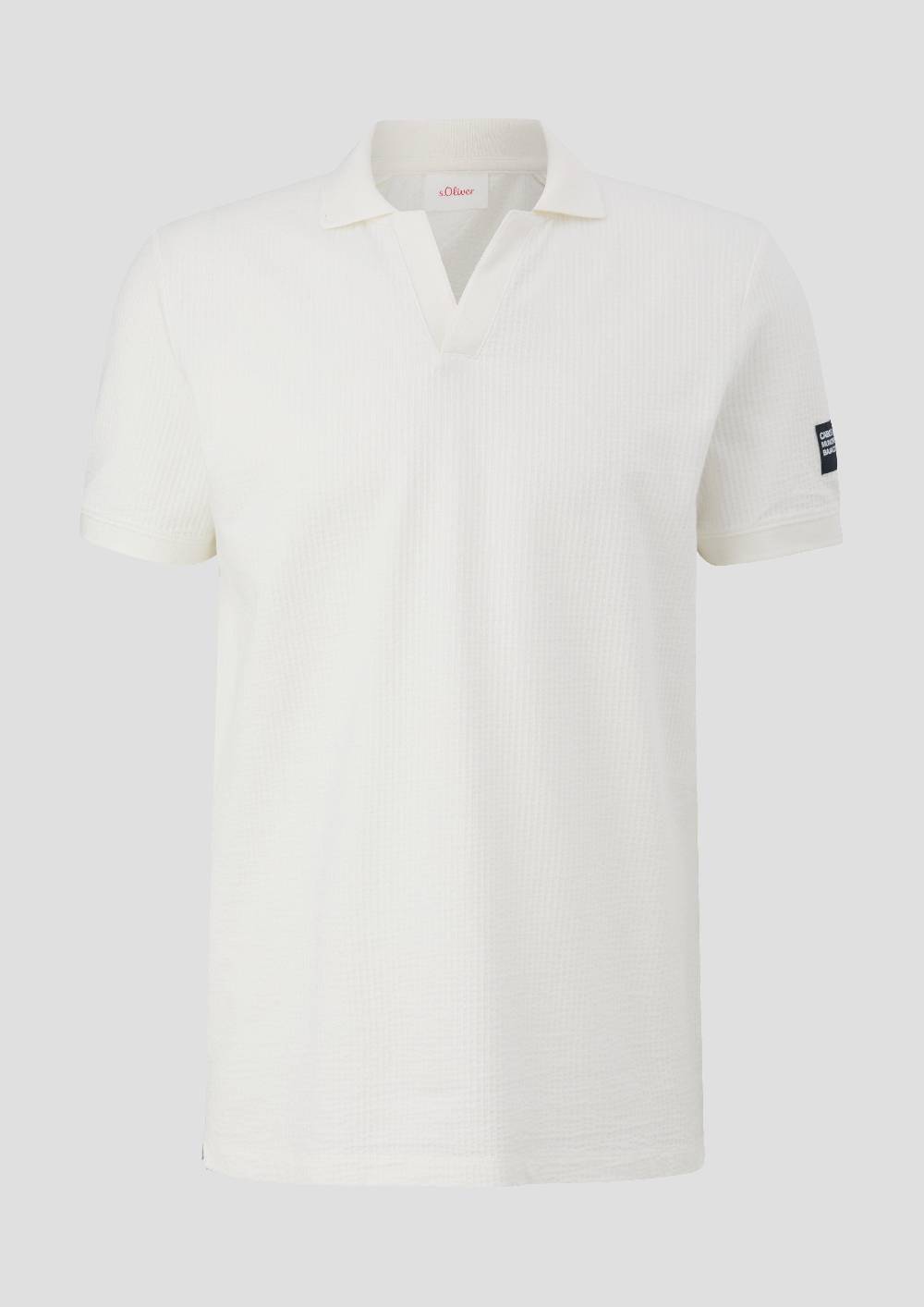 S.Oliver Poloshirt Aus Waffelpiqué