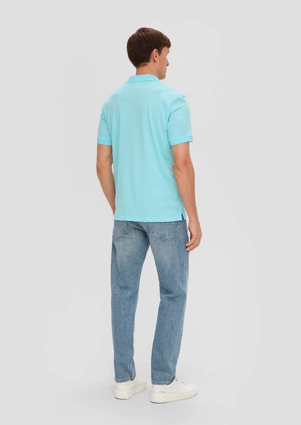 S.Oliver Poloshirt In Melierter Optik