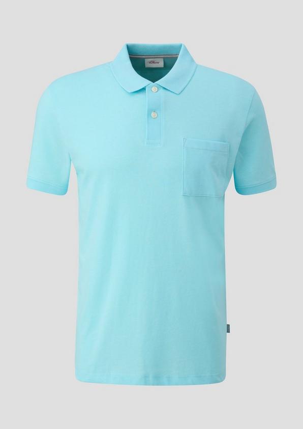 s.Oliver Poloshirt in melierter Optik
