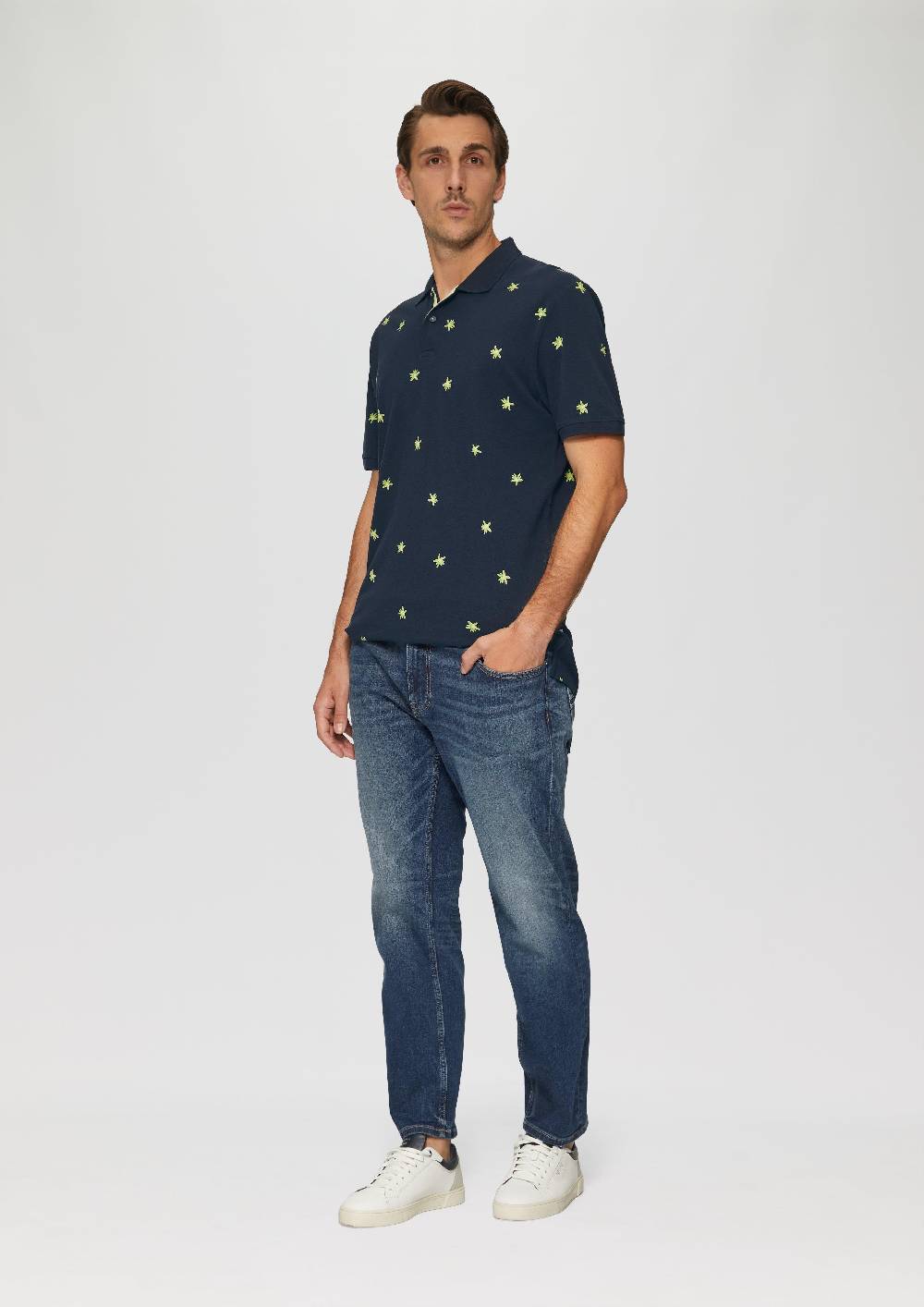 S.Oliver Poloshirt Mit All-over-Print