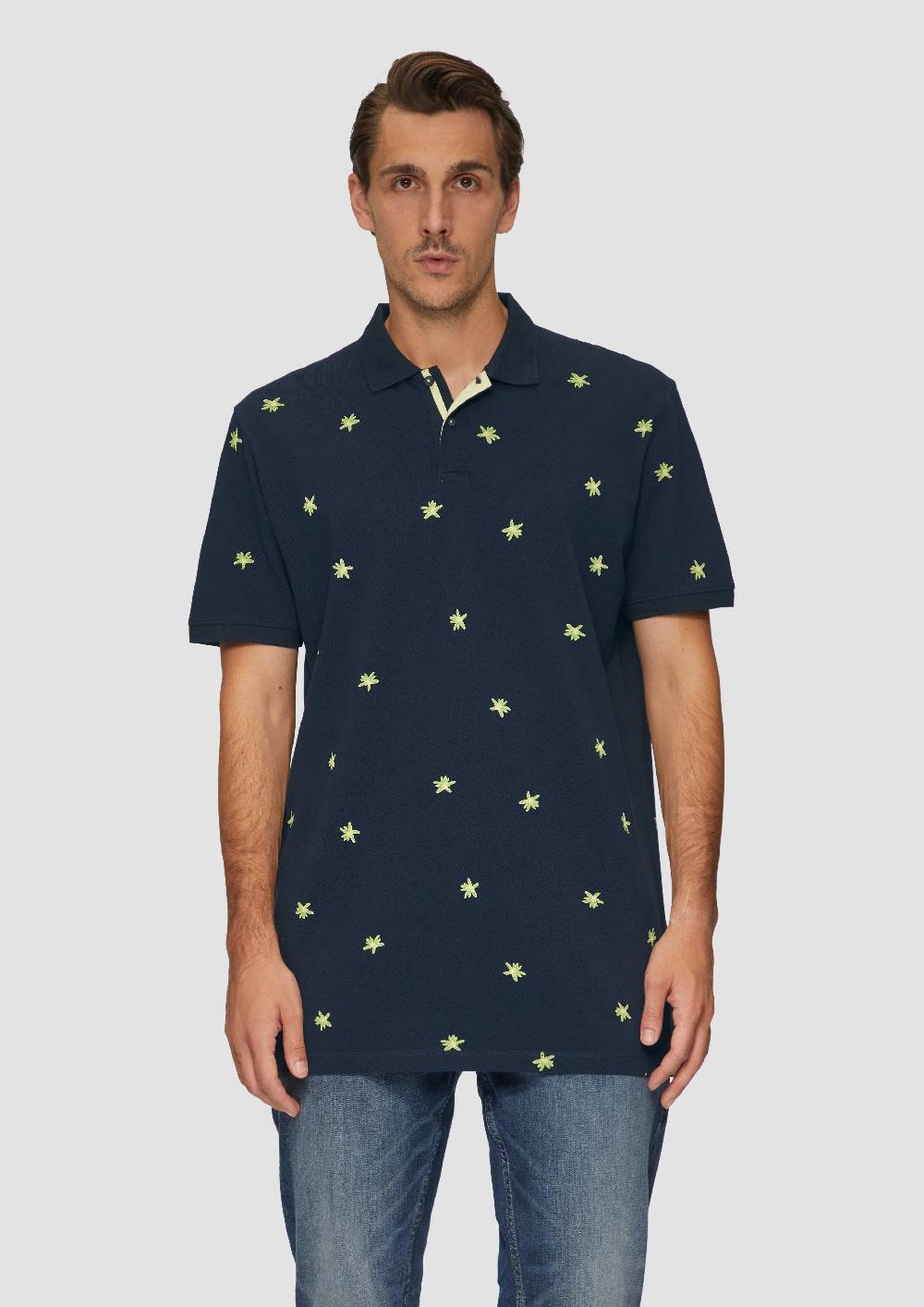 S.Oliver Poloshirt Mit All-over-Print