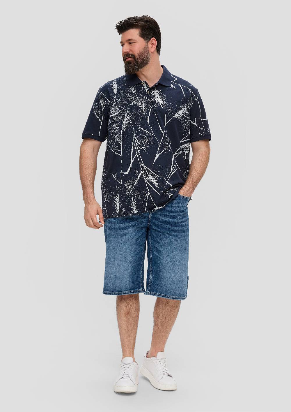 S.Oliver Poloshirt Mit All-over-Print