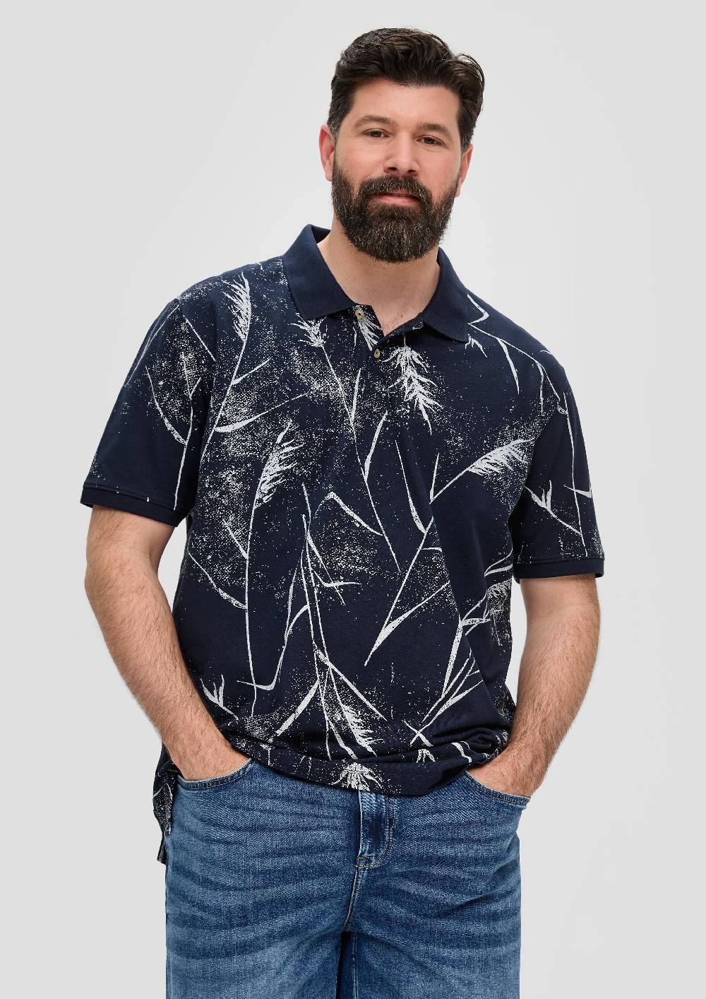 S.Oliver Poloshirt Mit All-over-Print