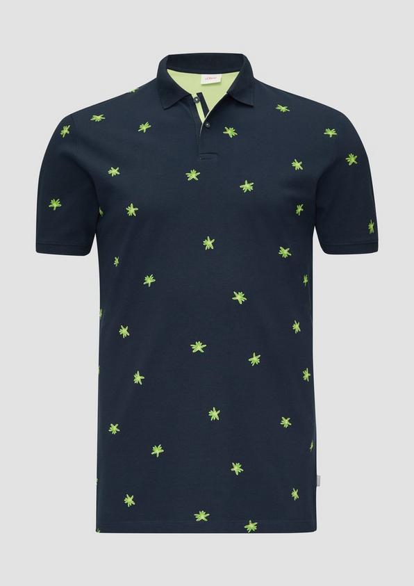 s.Oliver Poloshirt mit All-over-Print