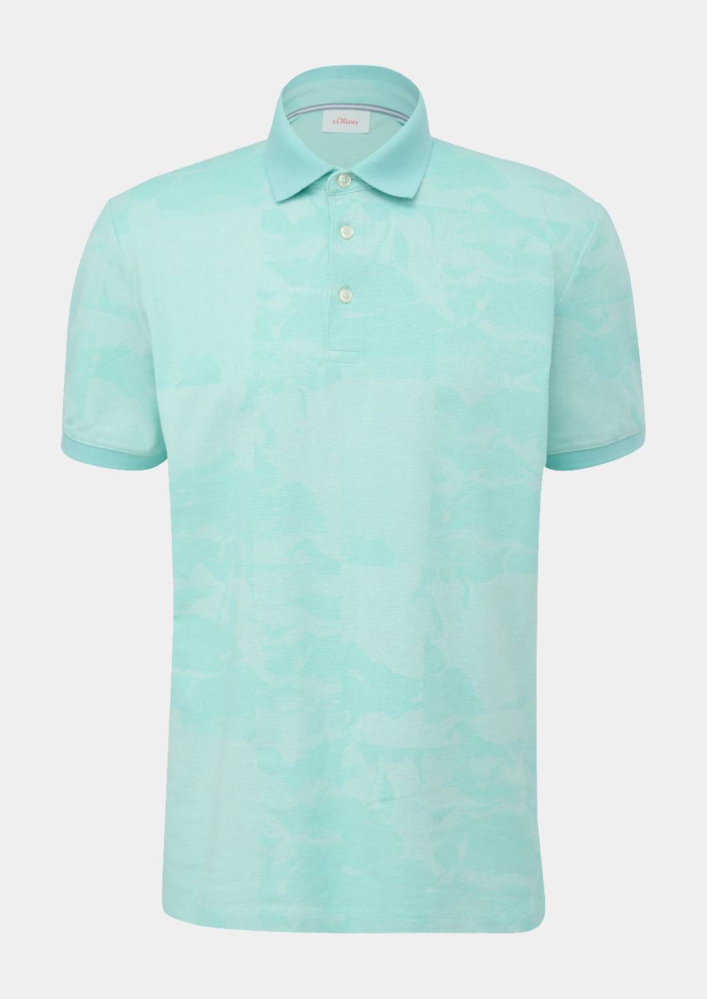 S.Oliver Poloshirt Mit Allover-Print