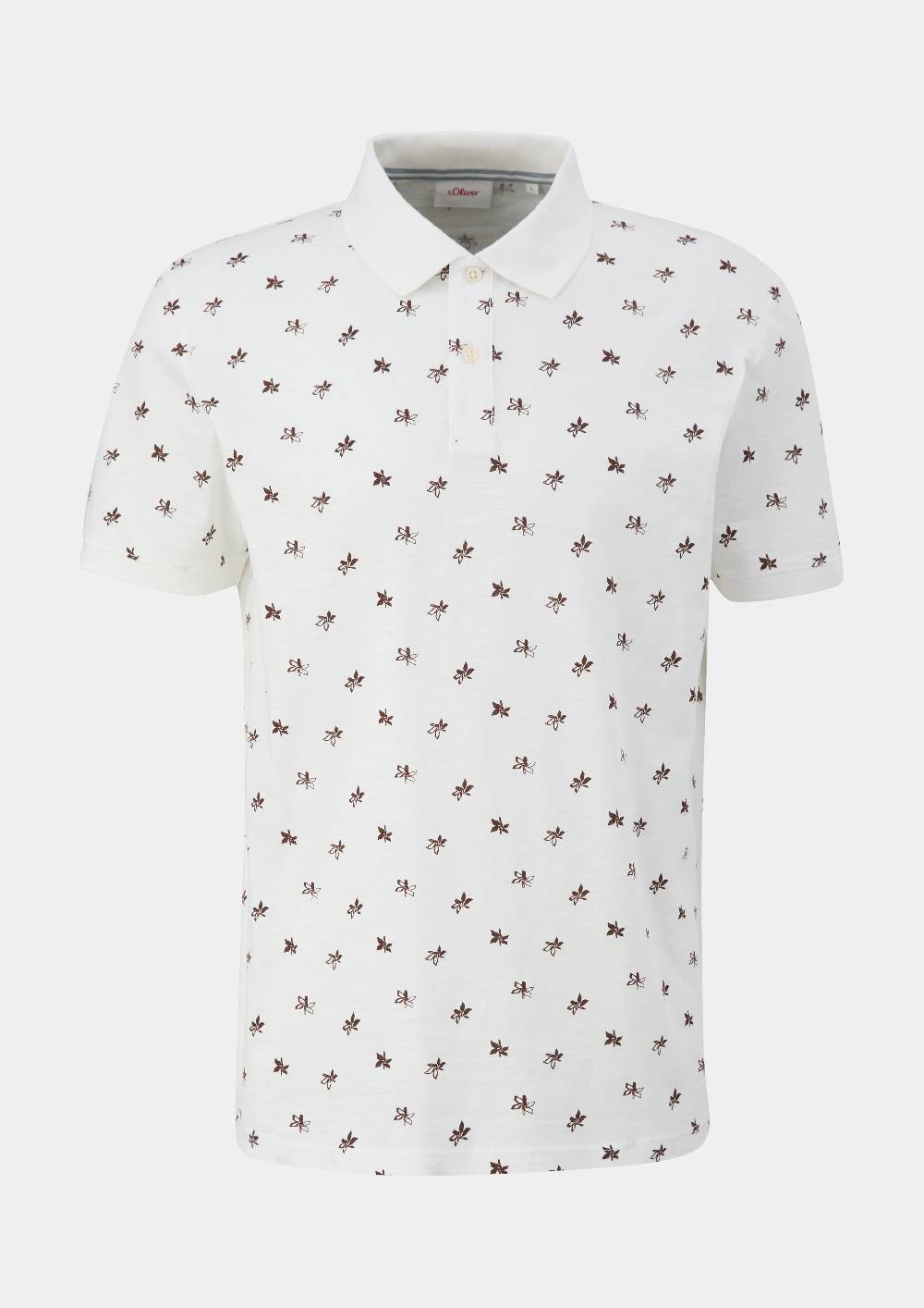 S.Oliver Poloshirt Mit Allover-Print