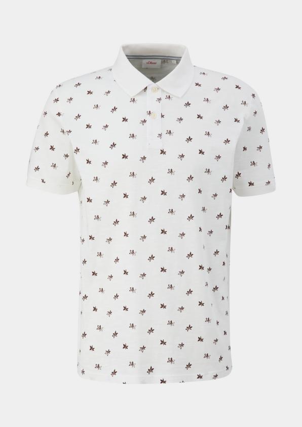 s.Oliver Poloshirt mit Allover-Print