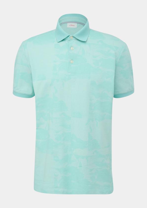 s.Oliver Poloshirt mit Allover-Print
