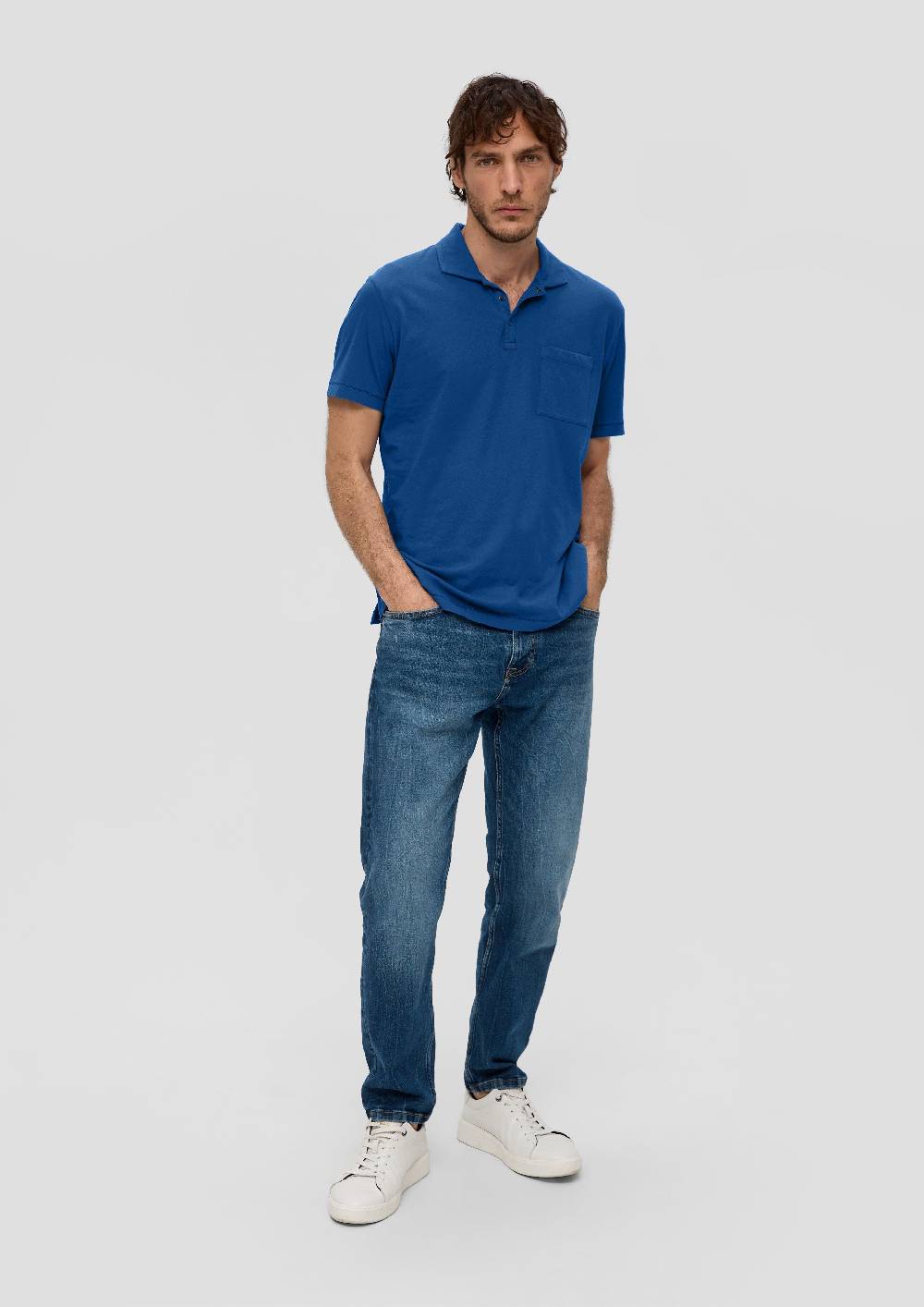 S.Oliver Poloshirt Mit Brusttasche