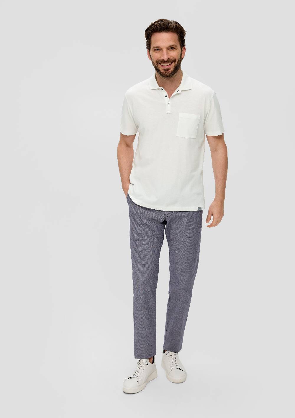 S.Oliver Poloshirt Mit Brusttasche