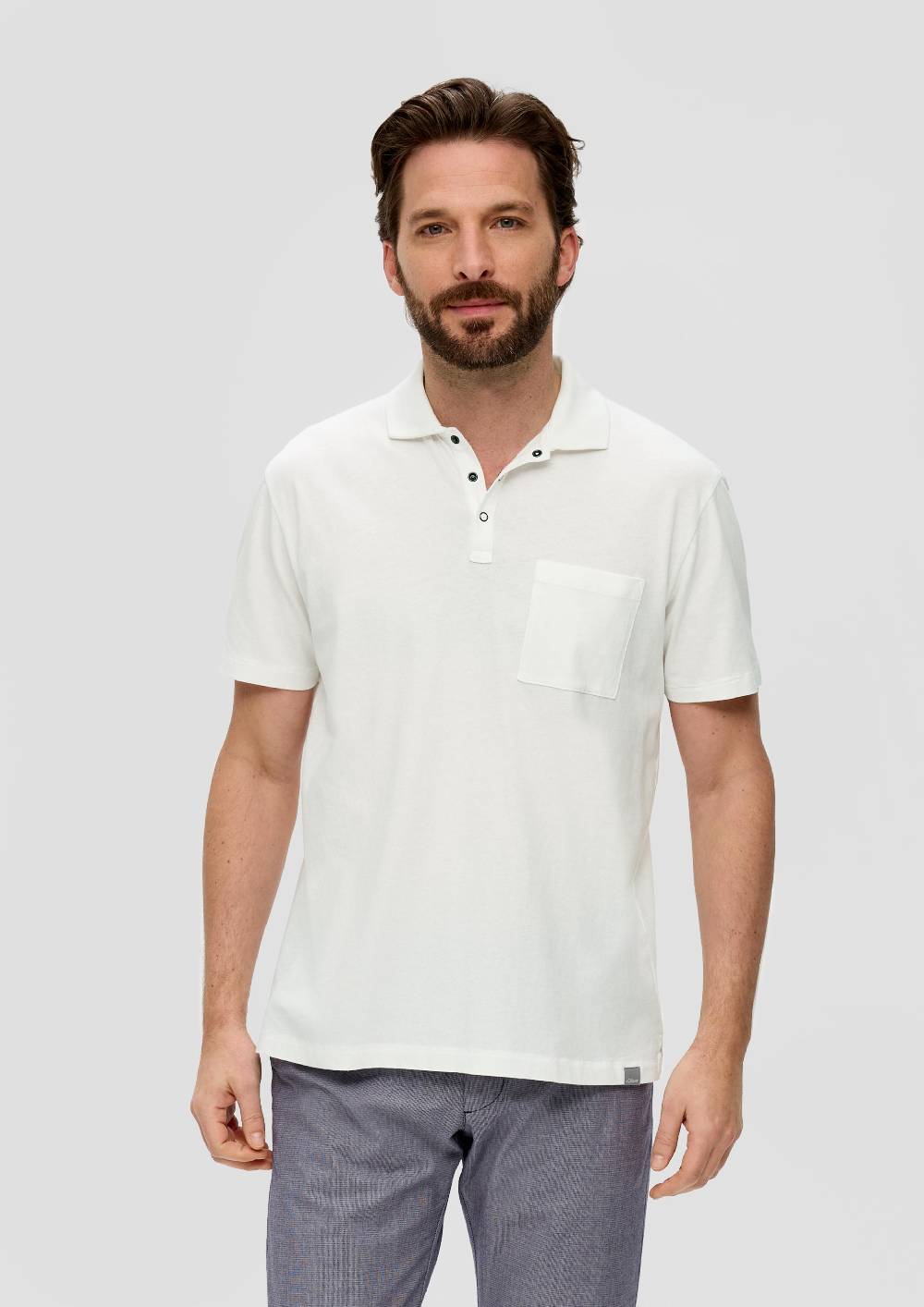 S.Oliver Poloshirt Mit Brusttasche