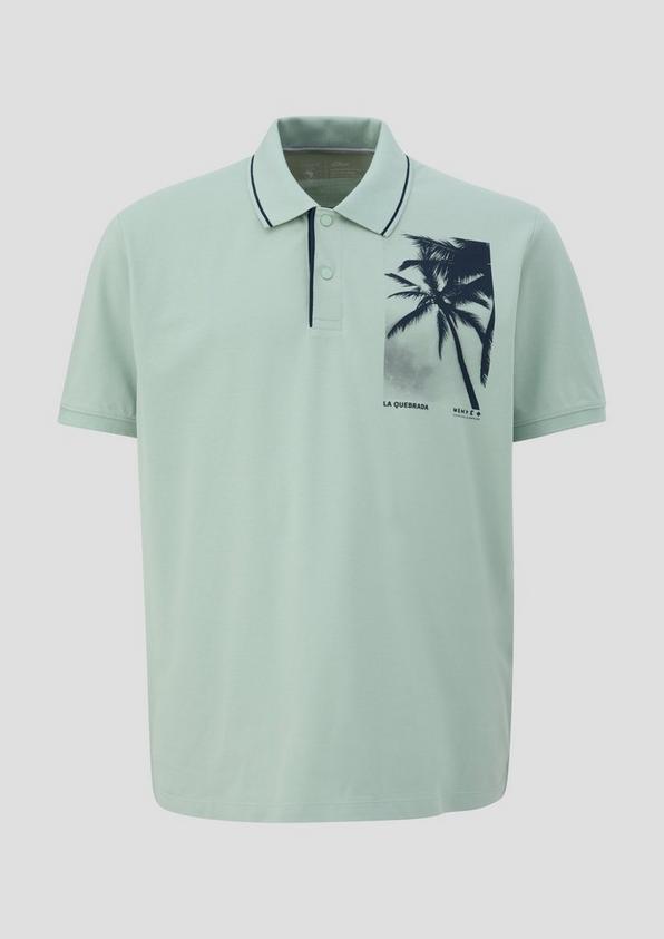 s.Oliver Poloshirt mit Frontprint