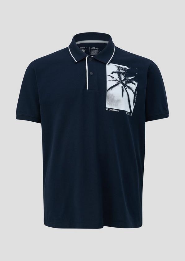 s.Oliver Poloshirt mit Frontprint