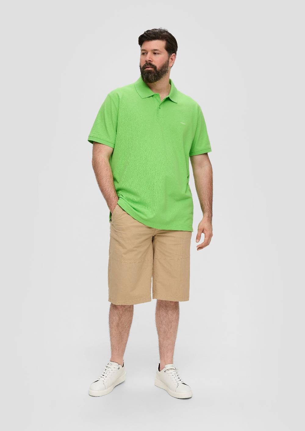 S.Oliver Poloshirt Mit Kleinem Label-Print