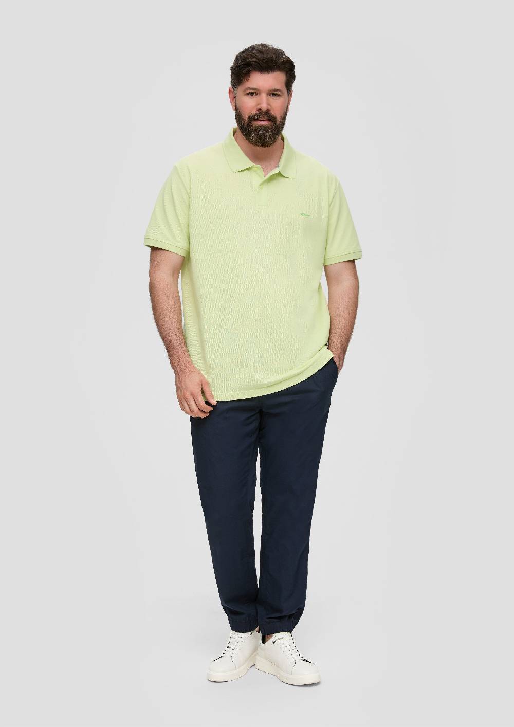 S.Oliver Poloshirt Mit Kleinem Label-Print