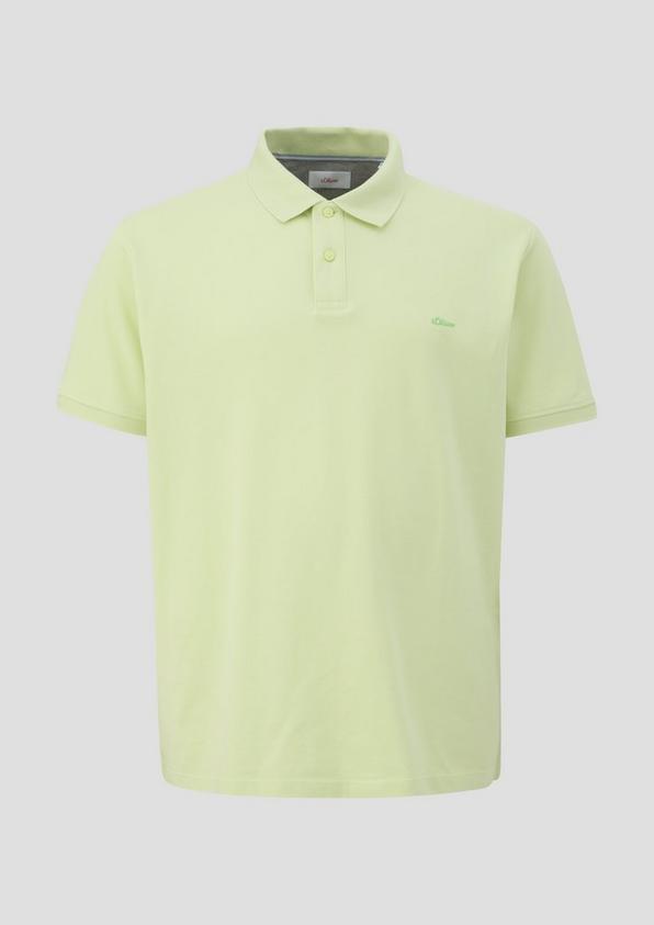 s.Oliver Poloshirt mit kleinem Label-Print