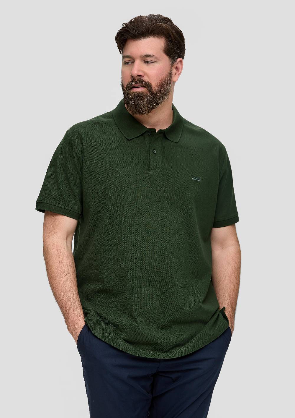 S.Oliver Poloshirt Mit Kleinem Label-Print