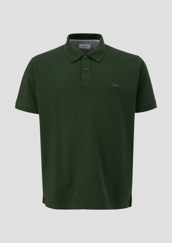 s.Oliver Poloshirt mit kleinem Label-Print
