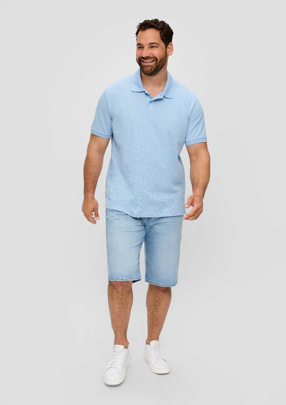 S.Oliver Poloshirt Mit Kleinem Label-Print
