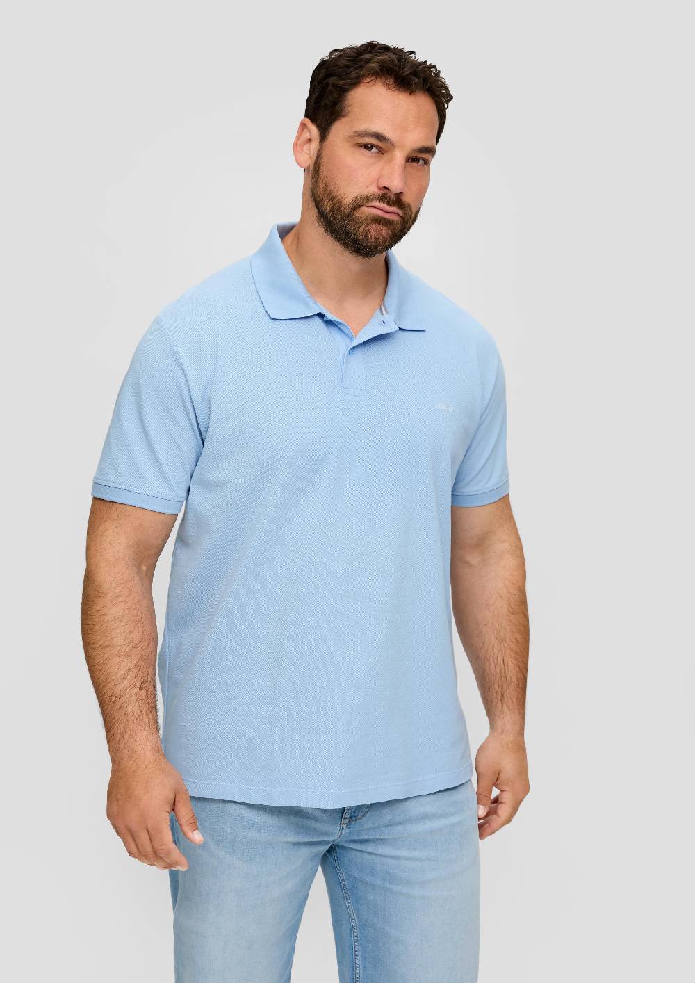 S.Oliver Poloshirt Mit Kleinem Label-Print